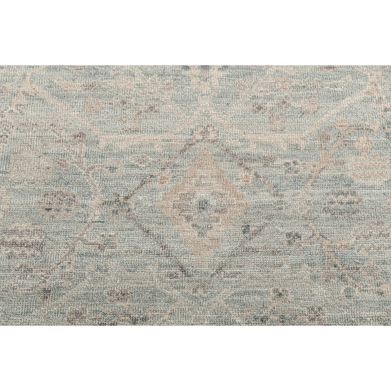 Tapis rectangulaire en laine noué à la main, Rectangle 12 pi x 15 pi