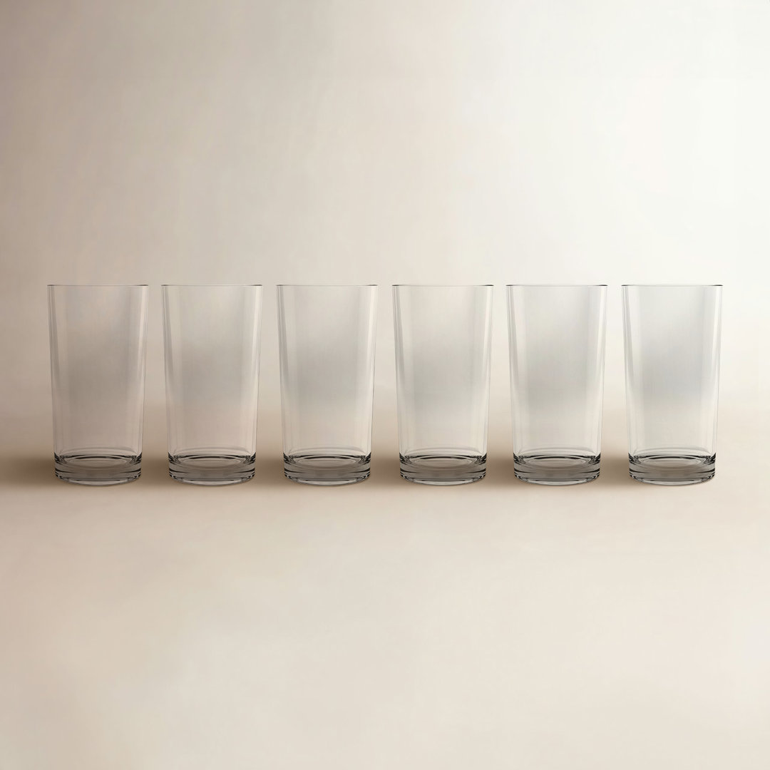 Tarhong Montana Heavy Base Jumbo, Clear (Set of 6) Birch Lane™ 