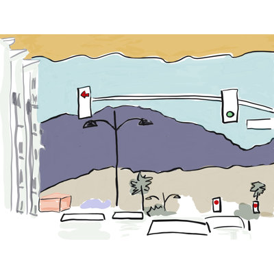 «Pass Ave, Burbank» par Deborah Blum - Peinture