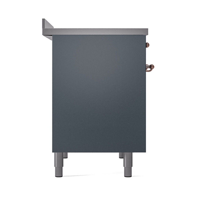 ILVE Nostalgie II Noblesse 40 po à induction, Blue Grey/Copper