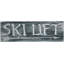 Ski lift-impression d’art textuel sur bois-26009325