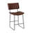 Andoche Faux Leather Iron Frame Upholstered Stool-66324908-118658269