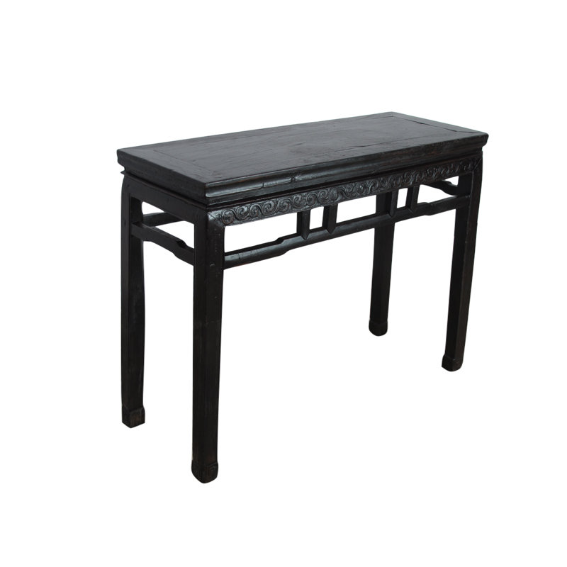 Hebei 43.7'' W Solid Wood Console Table