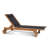Trakas Montauk Teak Outdoor Reclining Sunlounger-1459565771