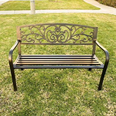 Nazarria Metal Garden Bench