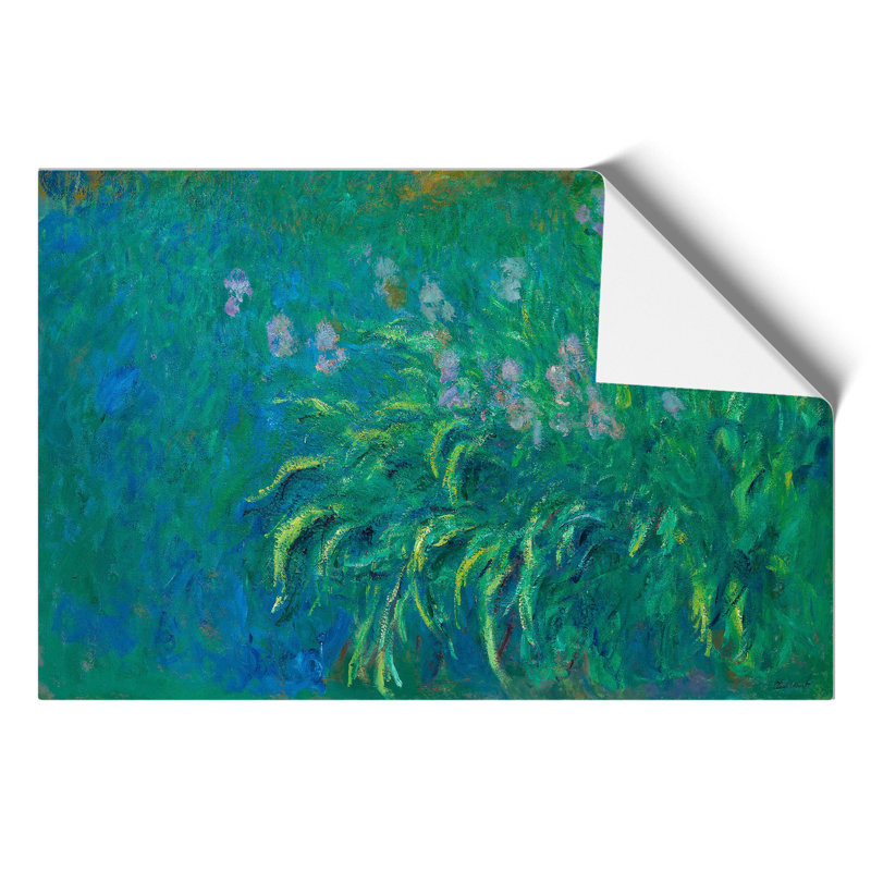 Irises by Claude Monet - Frameless Print, 42cm H x 59cm W x 0.1cm D