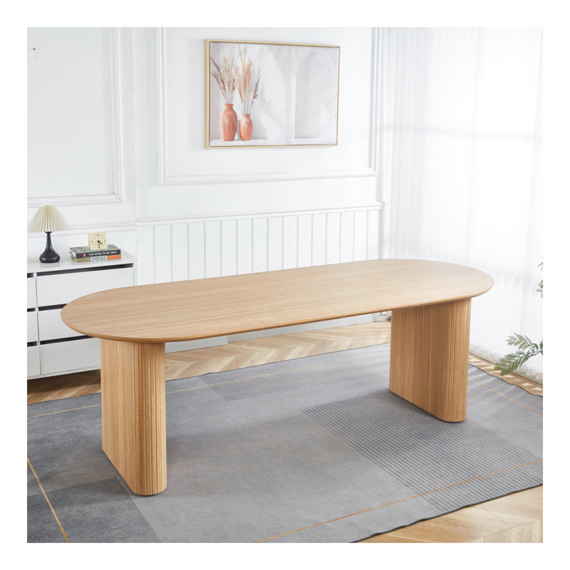 Table extensible, table à manger, table de bureau, table basse, panneau de fibres à densité moyenne, Chêne