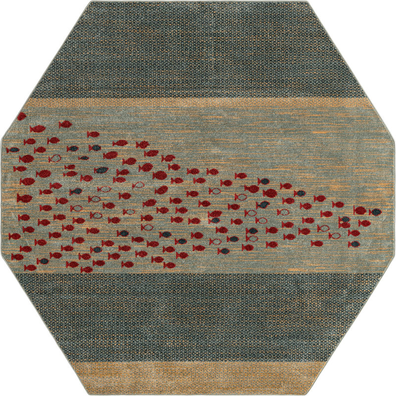Frederica Indoor Rug, Octagon 7' x 7'
