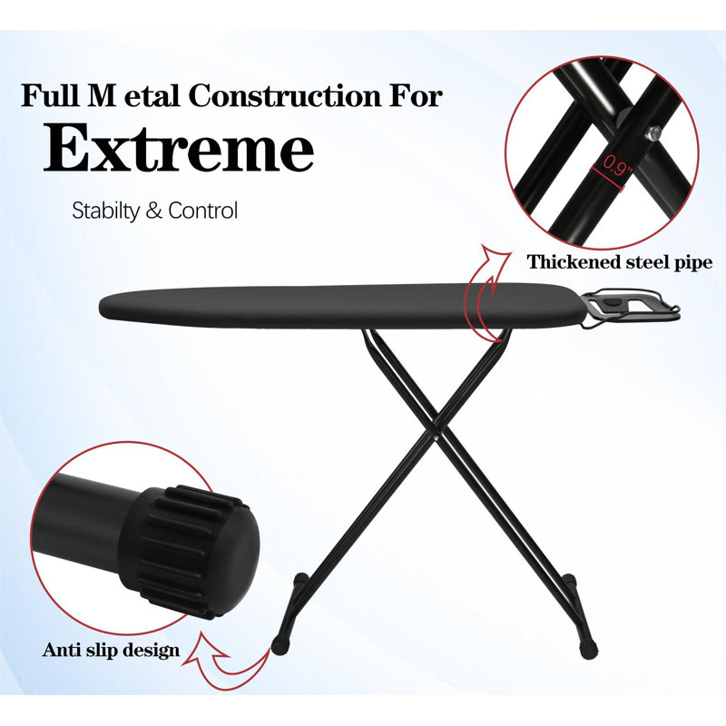 ColorLife Adjustable Height Ironing Board with Iron Rest