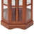 Corner Curio Cabinet With 5 Shelves And Lighting System, Walnut(E26 Light Bulb Not Included)-583021851