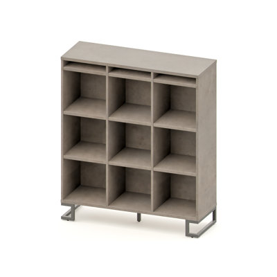 Delaune 139 cm H x 119 cm W Cube Bookcase