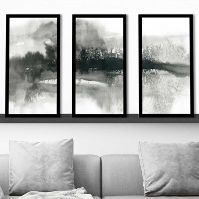 Cadre dramatique par Carol Robinson - Peinture encadrée 3 pièces