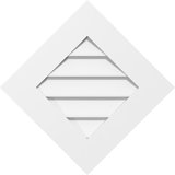 Ekena Millwork PVC Wall Louver / Gable Vent