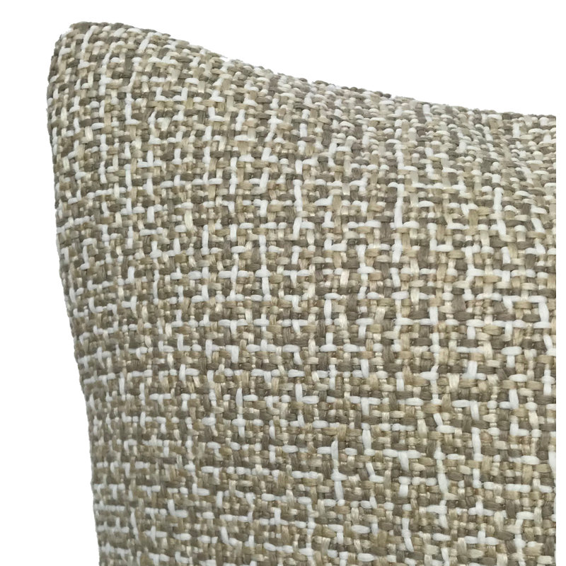 Coussin Maddie, 18 po x 18 po, Sable