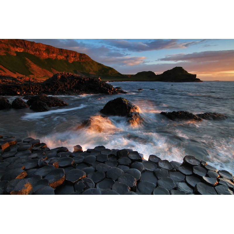 Giant's Causeway, Ireland - Wrapped Canvas Print, 30cm H x 46cm W x 3.8cm D