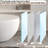 43.31"Freestanding Round One-piece Seamless Acrylic Double Bathtub