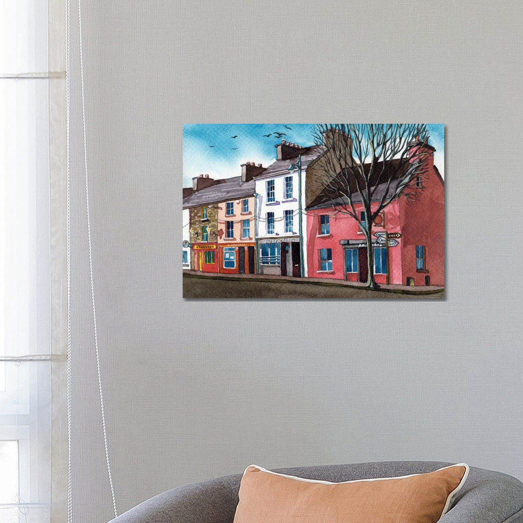 Ennistymon Corner von Terri Kelleher - Galerie-verpackte Leinwand Giclée