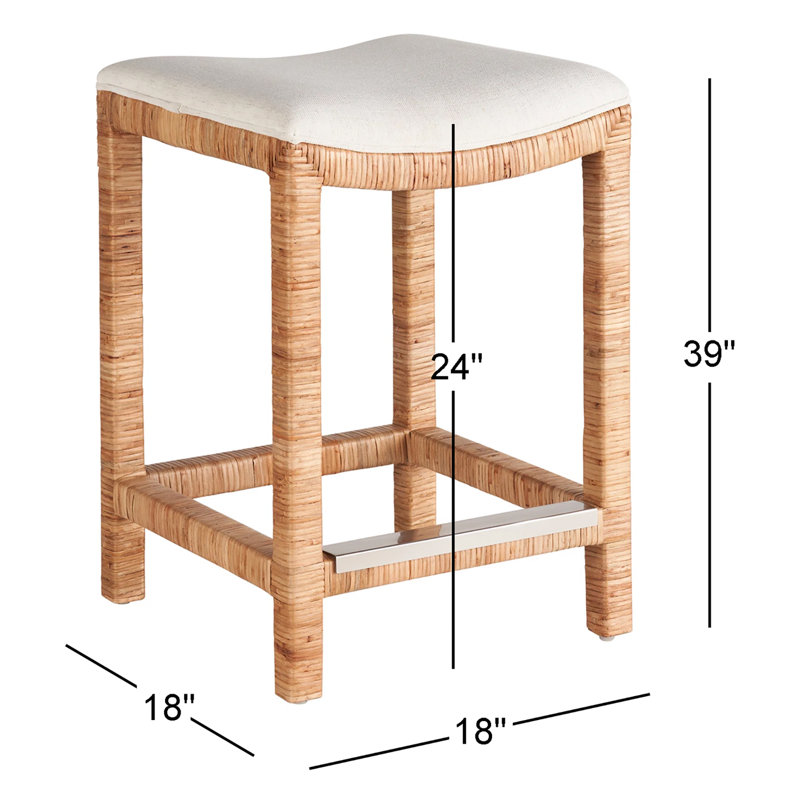 Tabouret de comptoir 26 po Rosalie