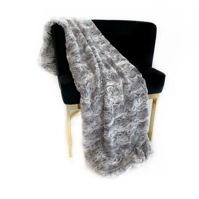 Wild Rabbit Knitted Throw Blanket