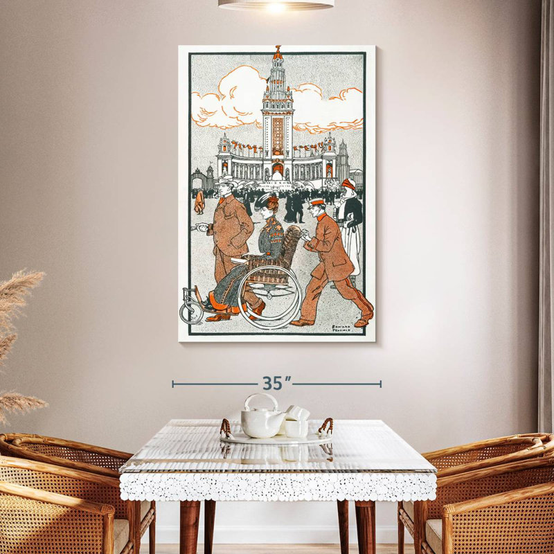 Lelar Collier's Pan-American Exposition, 51" H x 34" W