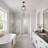 1-Light Kitchen Island Pendant  With Lantern Geometric Shape Dimmable