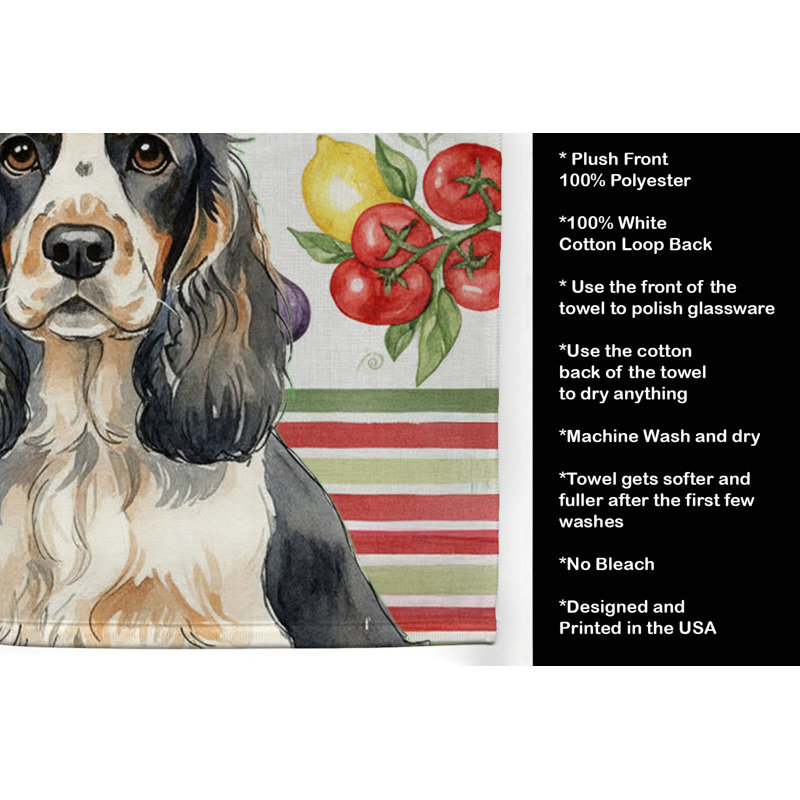 Serviette de cuisine Parti Cocker Spaniel, Parti Cocker Spaniel