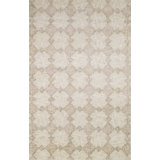 Basilia Geometric Area Rug in Khaki/Tan