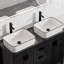 Meuble-lavabo double 48 po avec lavabos vasques, robinets-2044857385