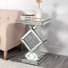 Ensemble de tables de bout en miroir Amla