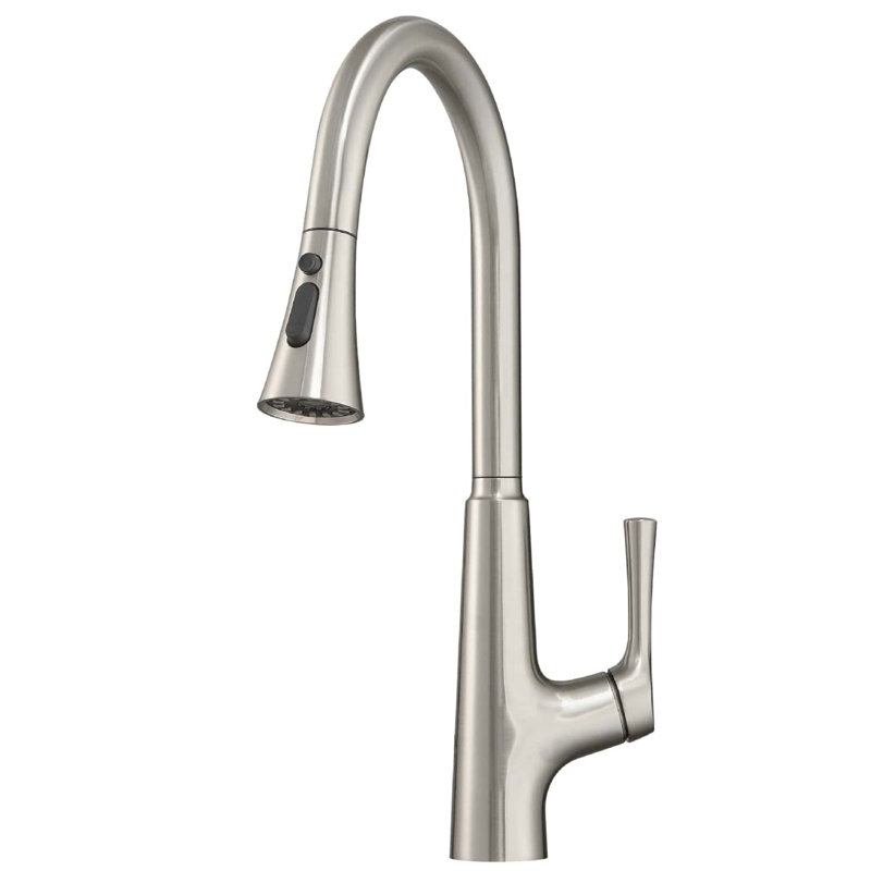 Clihome Pull Out Touchless Kitchen Faucet, Brushed Nickel
