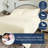 Delara GOTS Certified 100% Organic Cotton Percale Duvet Cover Set - 400 Thread Count, Smooth & Breathable-101810825-103975757