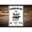 Enseigne en aluminium Farm Farm-58619548