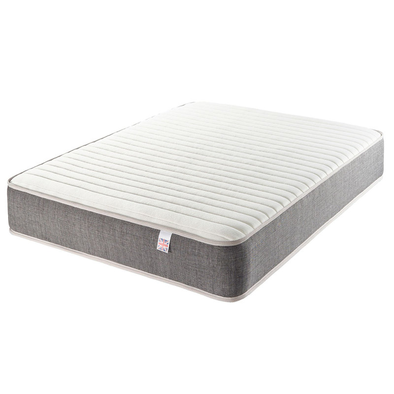 Medium Hybrid Pocket Spring Mattress with Memory Foam Comfort Layer, Small Double (4')