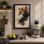 Fox in Ink Japandi - Wrapped Canvas-176835531-176835574