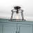 1 LT Ceiling Light in Matte Black-734925112