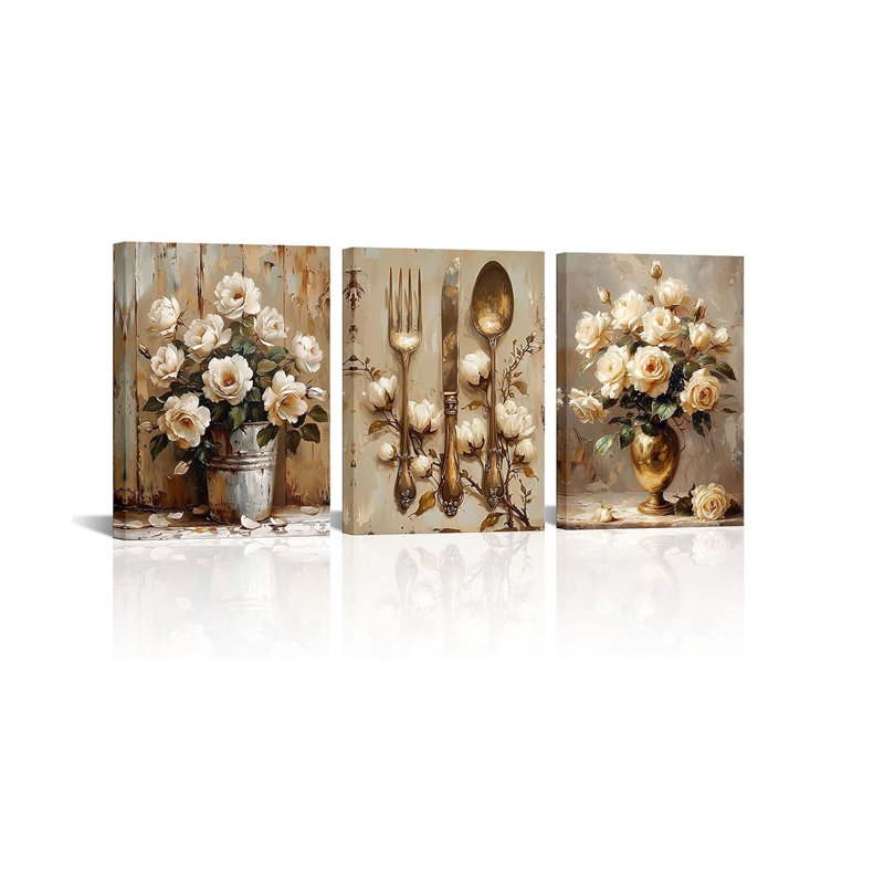 3 Piece Wrapped Canvas Print