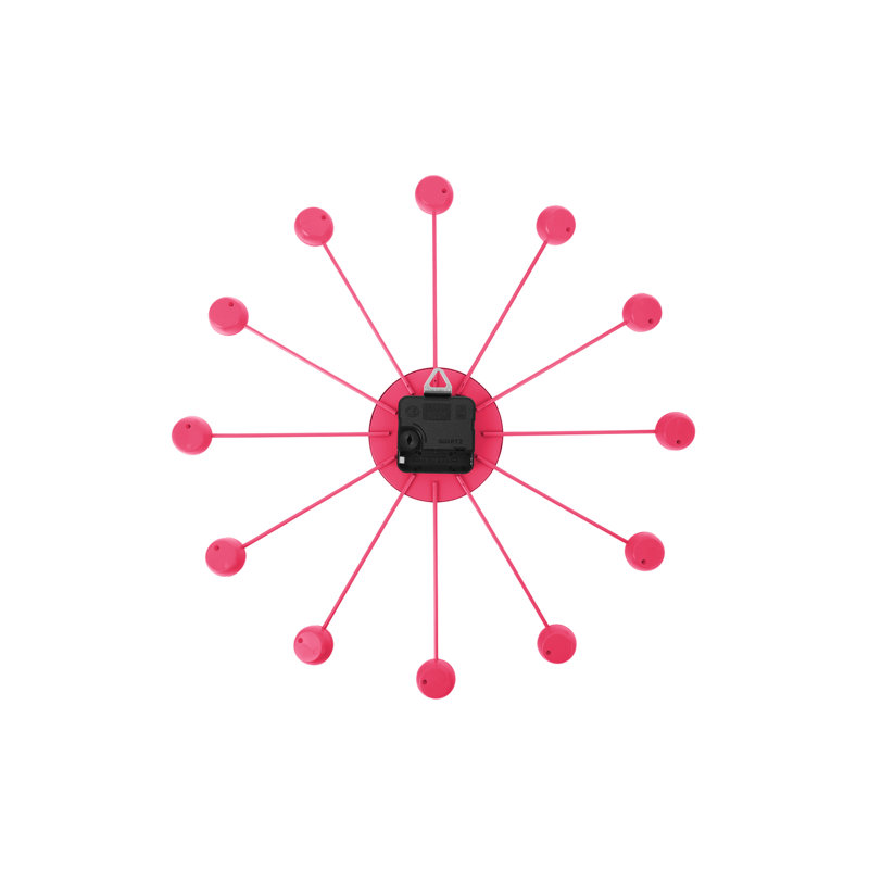 Iron Wall Clock, Pink