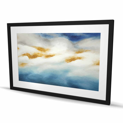 Abstract Landscape - Framed Matted Print for Home Decor