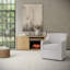Fauteuil pivotant d'appoint Dundridge Crux