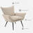 Cottle Upholstered Armchair Living Room Reading Chair Leisure Sofa Chairs,Small Accent Chair with Metal Frame