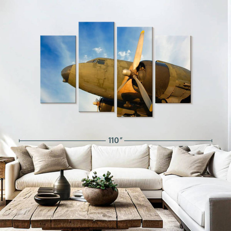 Avion de guerre Mehar Old, H 54 po x l 84 po