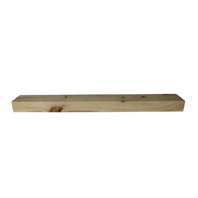 Manteau de tablette à foyer en bois flottant Juna