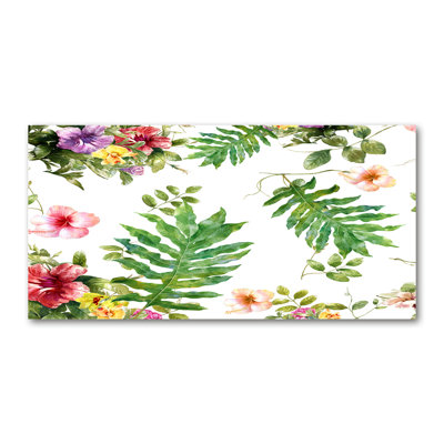 Floral Pattern - Wrapped Canvas Print