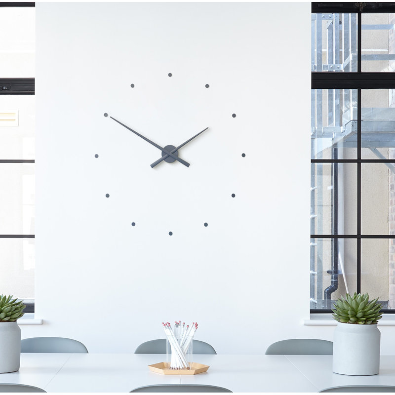 Horloge murale, gris, Grand