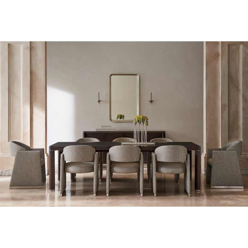 Salver Rectangle Solid Wood Beveled Wall Mirror