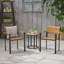 LARIS WOOD AND METAL CHAIR