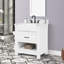 Meuble-lavabo simple 30 po Dilkhush Dove-534705948-534705947