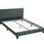 1Pc Bed Beautiful Polyfiber Vertical Tufted HB Platform Bedframe Slats Bedroom Furniture-1933214311-1933214306