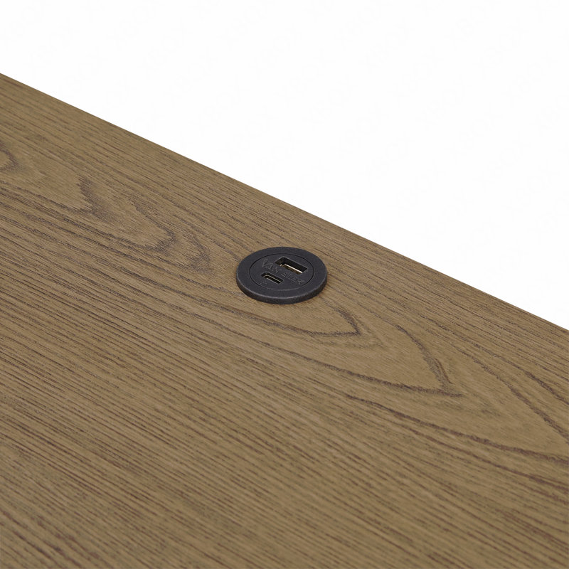 Table de chevet de petite taille, Brun