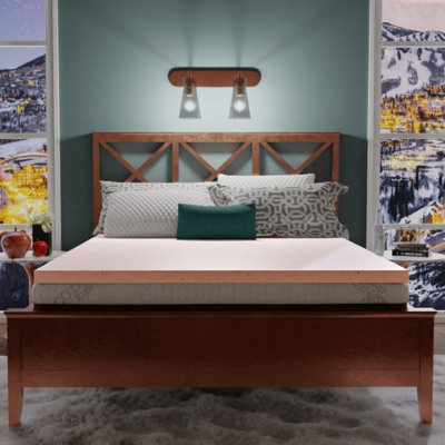 Copperwave 3" Infused Memory Foam Topper